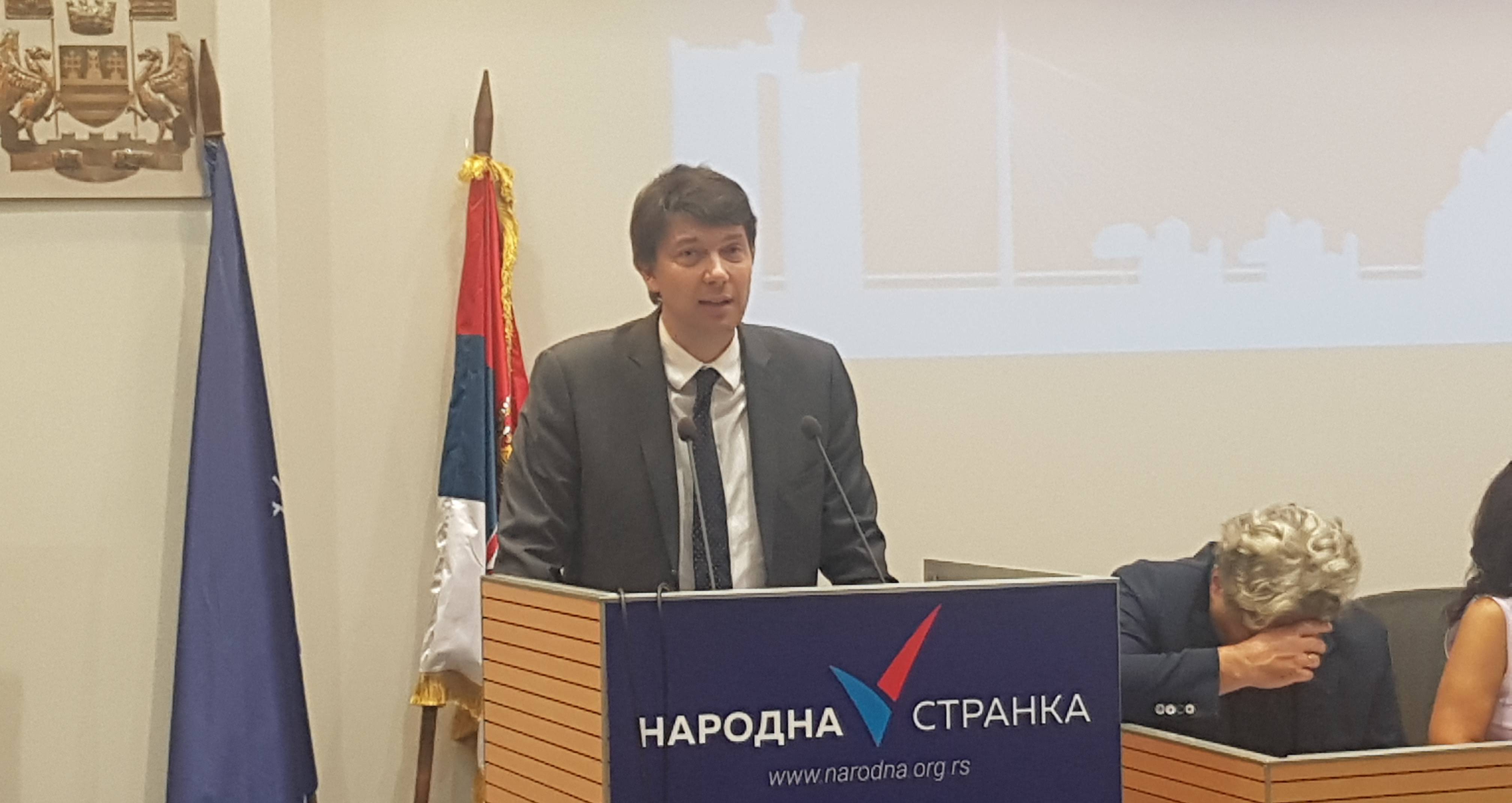Народна странка: Основан Градски одбор Београд, Никола Јовановић председник