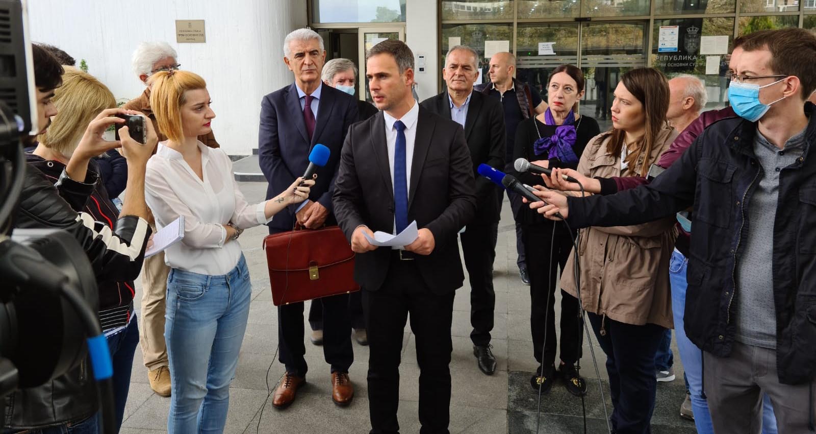 Алексић: Суд се не обазире на доказе, цео систем упрегнут да заштити Андреја Вучића