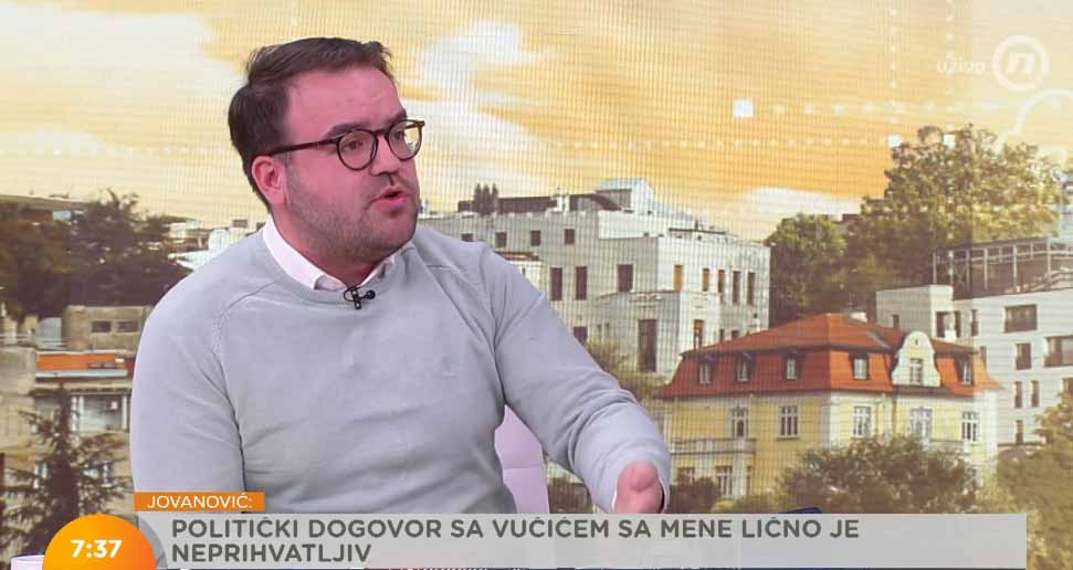 Јовановић: Нема разлога да се иде код Вучића на канабе, о закону се не преговара