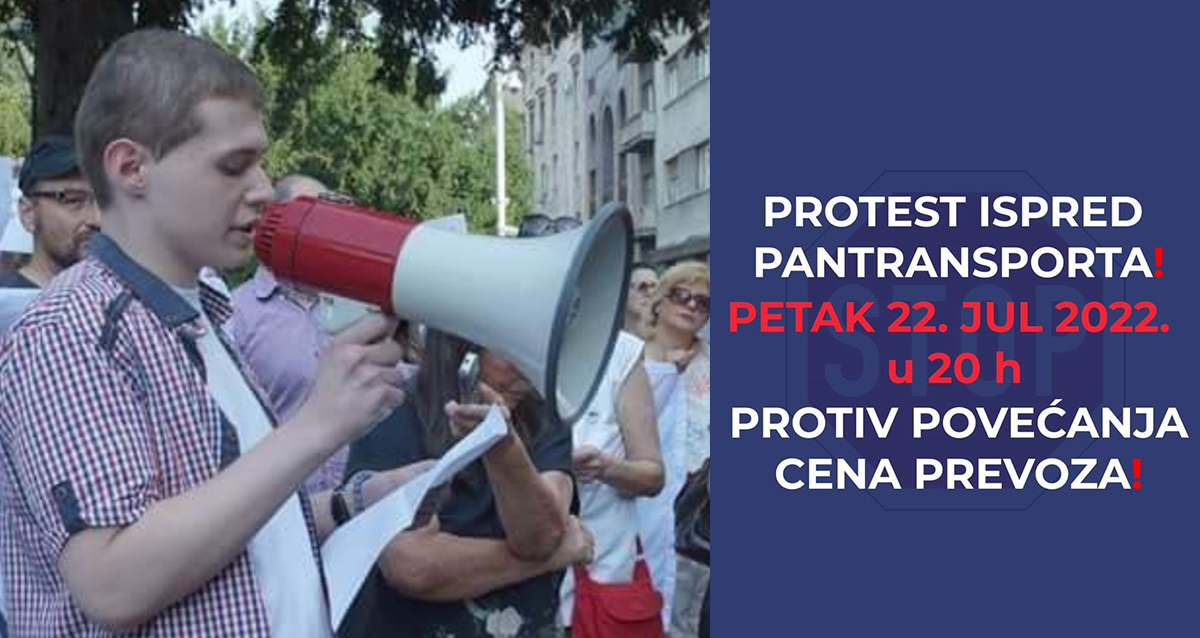 Омладина Народне странке Панчево: Позивамо политичке партије, групе грађана и поједнице на протест против тортуре градске власти и Пантранспорта