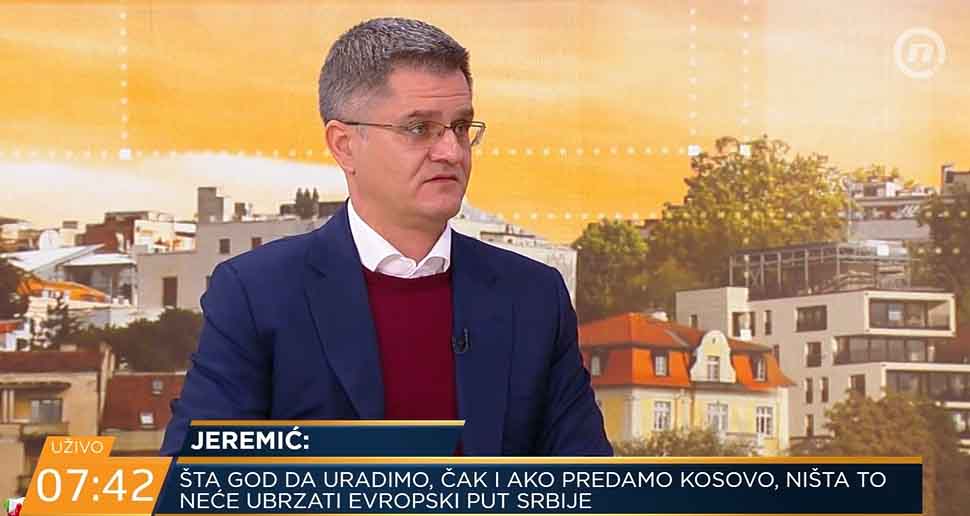 Јеремић: Курти је највећи кривац за напетости на Косову и Метохији