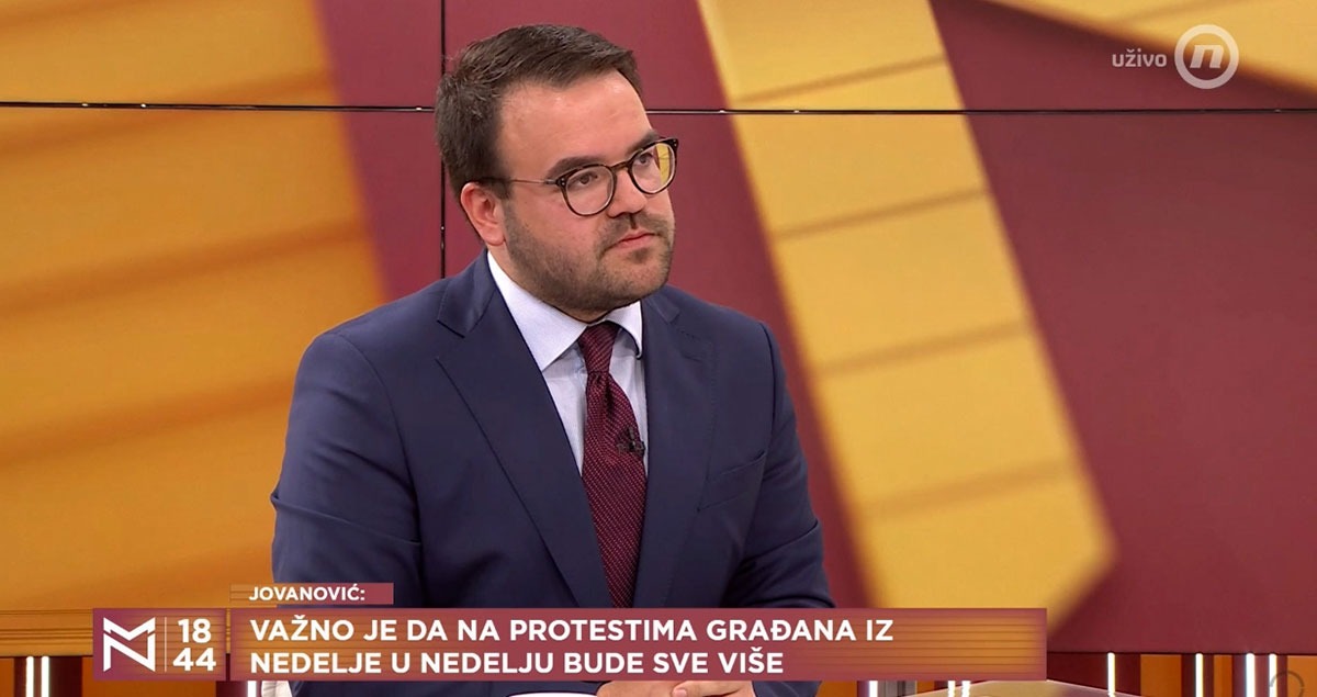 Јовановић: Вучић је уздрман, мораће да испуни оправдане захтеве све већег броја грађана на протестима