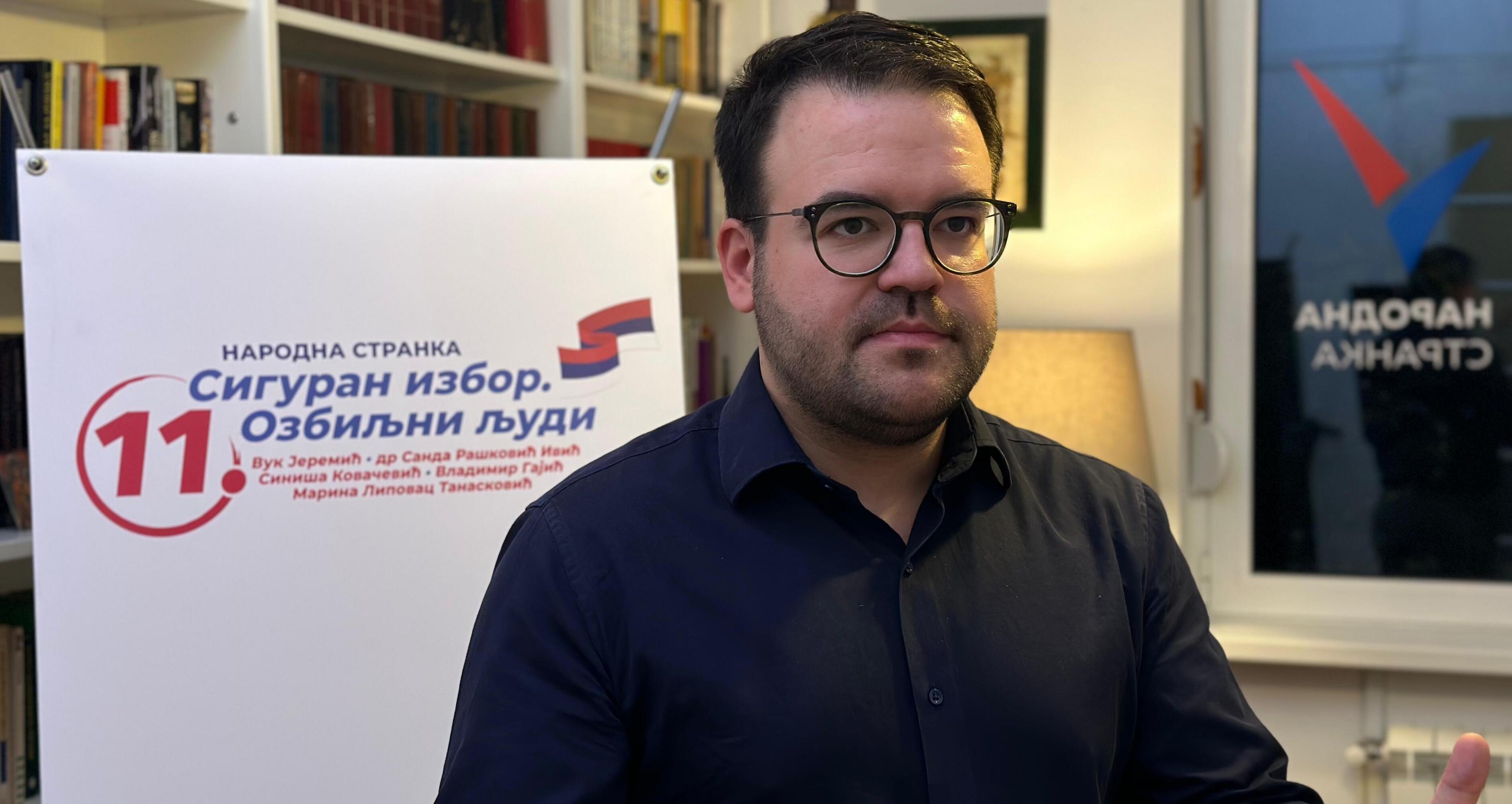 Јовановић: Народна странка је сигуран избор за промену здравственог система, 80.000 људи чека на операције